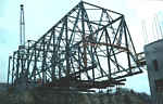 Viaduc de la Gruyre (A12,FR) - Cintre, installation, piles (mars 1976-avril 1978)