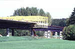 Pont mixte tubulaire de Lully, A1, FR - Bton de la dalle